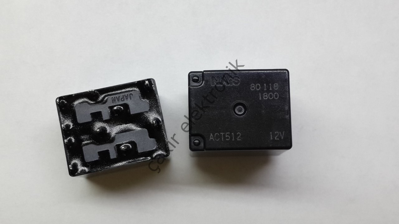 ACT512 RELAY - ACT 512 RÖLE - ACT512-12V   AUTOMOTIVE, SPDT, 12VDC, 20A  [ ACTP-512 ]