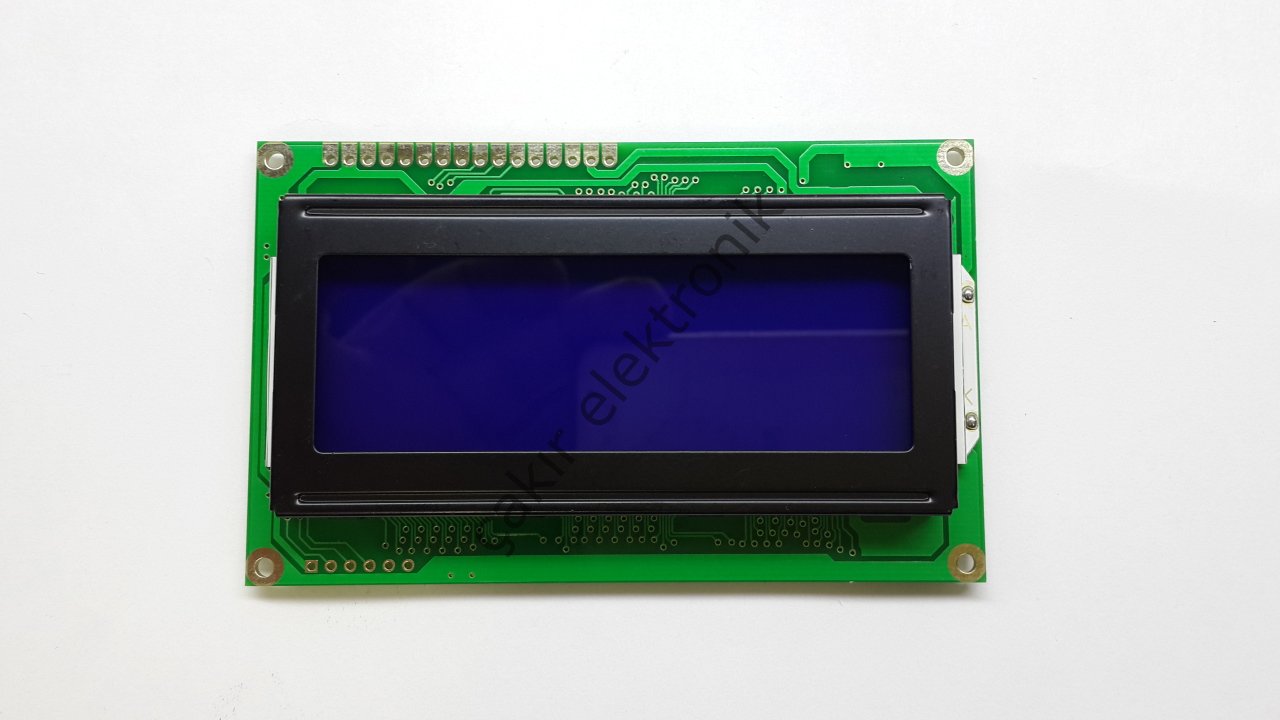 ATM2004D-NS-BBW, ATM2004D,  4X20 LCD DISPLAY MAVİ