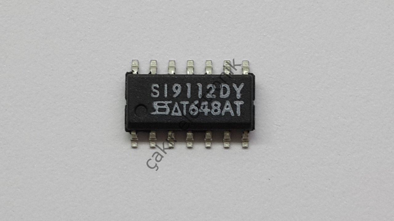 SI9112  - SI9112DY - Sİ9112 - High-Voltage Switchmode Controller