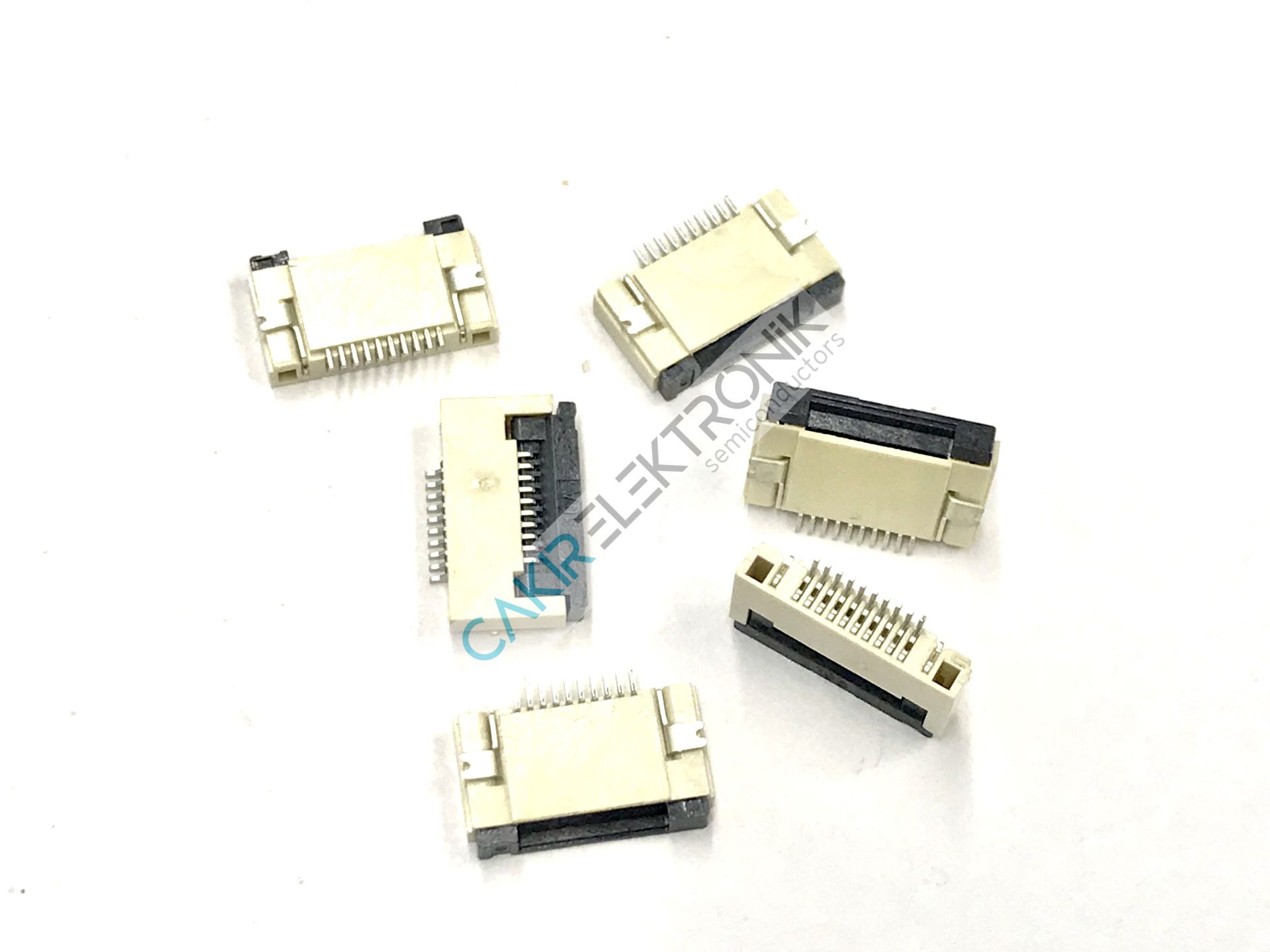 FFC SOCKET DR/DWN 0.5MM-10P - FFC SOKET DR/DWN 0.5MM-10PIN , FFC KONNEKTÖR 10PIN 0,5MM , FFC CONNECTOR 0,5MM