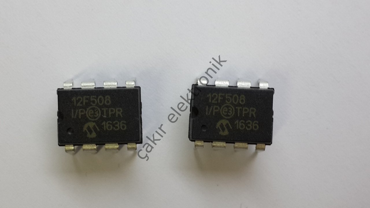 PIC12F508-I/P - PIC12F508 I/P - 12F508 - 8-Bit Flash Microcontrollers