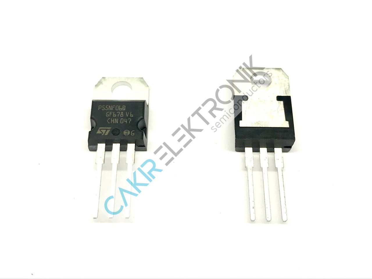 STP55NF06 -  P55NF06 - 55NF60   N-channel 60 V, 0.015 Ohm, 50 A STripFET(TM) II Power MOSFET in TO-220