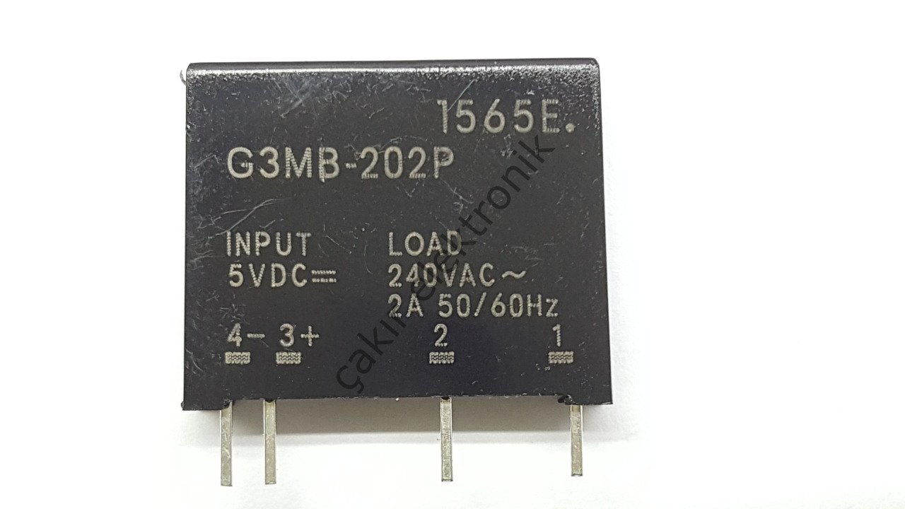 G3MB-202P  5V. İNPUT -OUTPUT  240V AC 2A. G3MB-202P DC5V