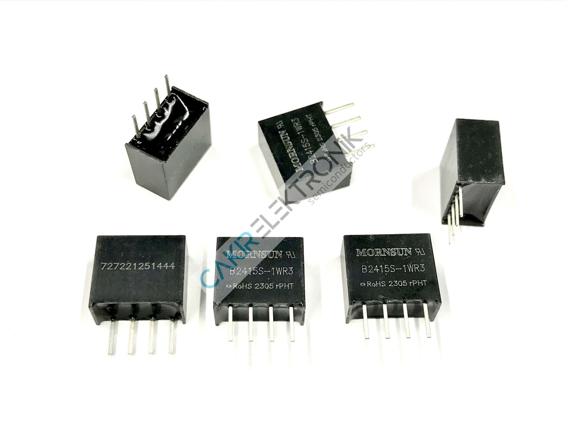 B2415S-1W - B2415S-1WR3 - 2415S - İNPUT 21.6-26.4 V  OUTPUT 15V. 67MA.