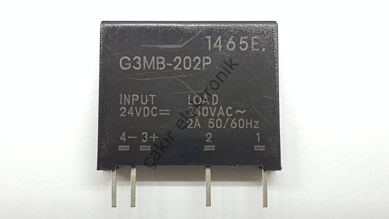 G3MB-202P 24VDC  İNPUT - OUTPUT 220VAC 2A.