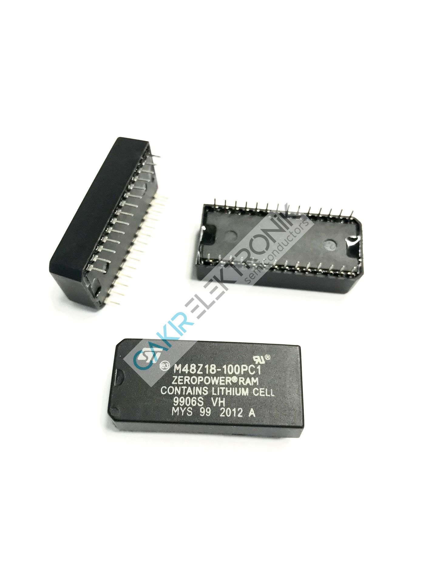 M48Z18-100PC1, M48Z18 ,  ZEROPOWER RAM  NVSRAM Parallel 64Kbit 5V
