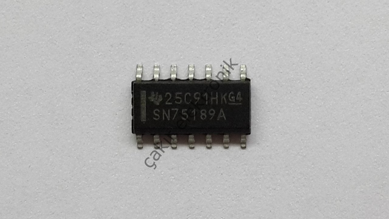 SN75189ADR - SN75189A - 75189 -SN75189 QUADRUPLE LINE RECEIVERS