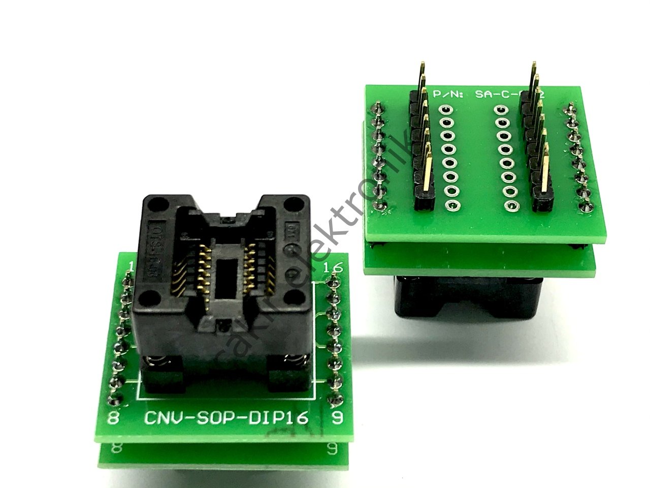 SOP16 ADAPTÖR  - CNV-SOP16-DIP - DOUBLE PCB