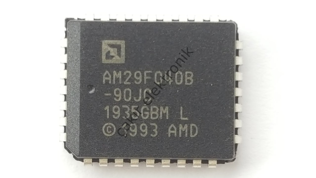 AM29F040B-90JC - 29F040 - 4 Megabit ( 512 K X 8-bit ) CMOS 5.0 Volt-only, Uniform Sector Flash Memory