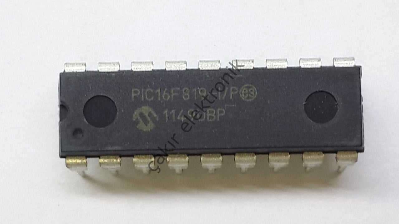 PIC16F819-I/P - 8 Bit Microcontroller, Flash, PIC16 Family PIC16F8XX Series Microcontrollers, 20 MHz, 3.5 KB