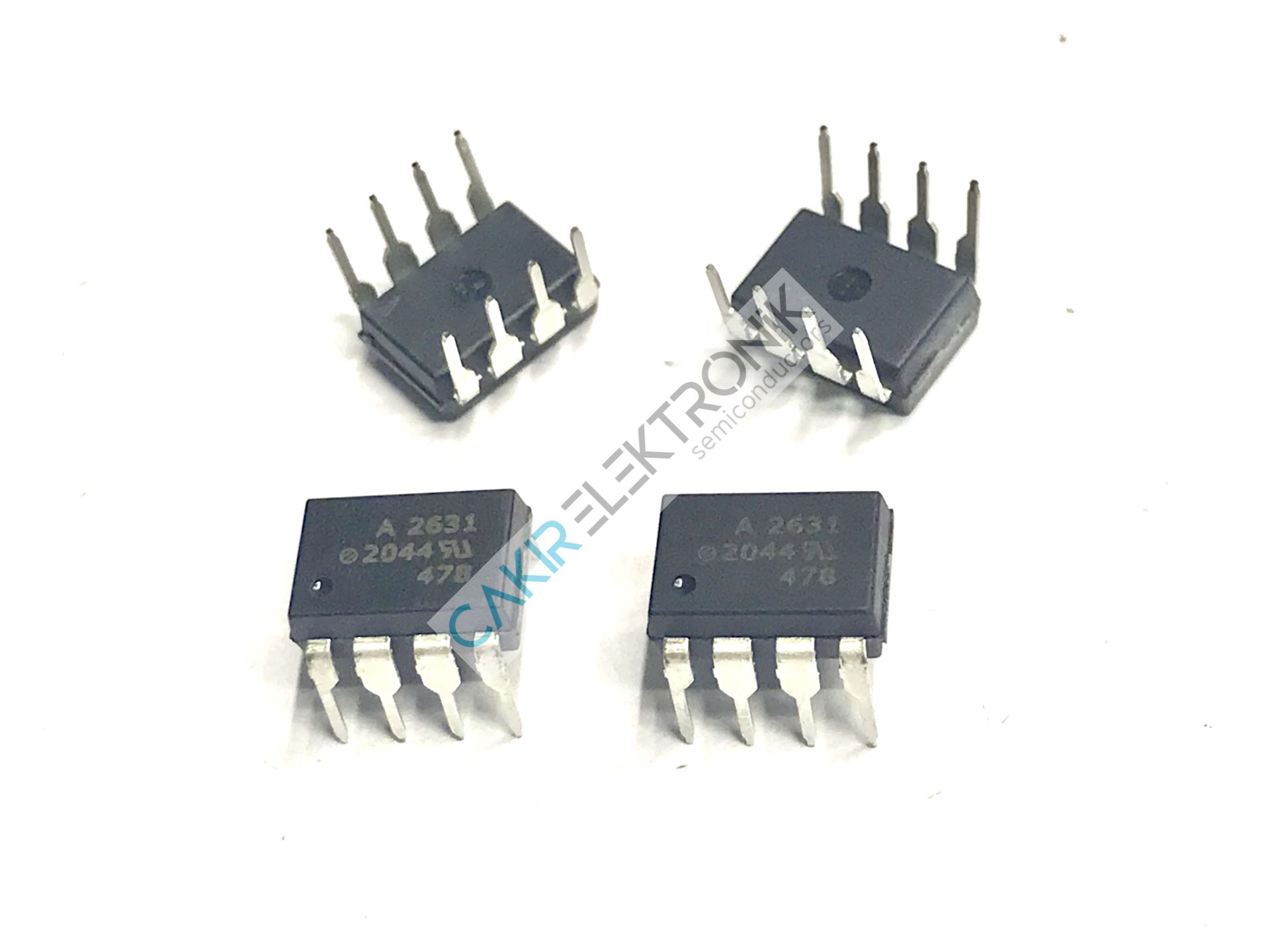 A2631 - HP2631 -  HCPL2631 - 8-Pin DIP Dual-Channel High Speed 10 MBit/s Logic Gate Output
