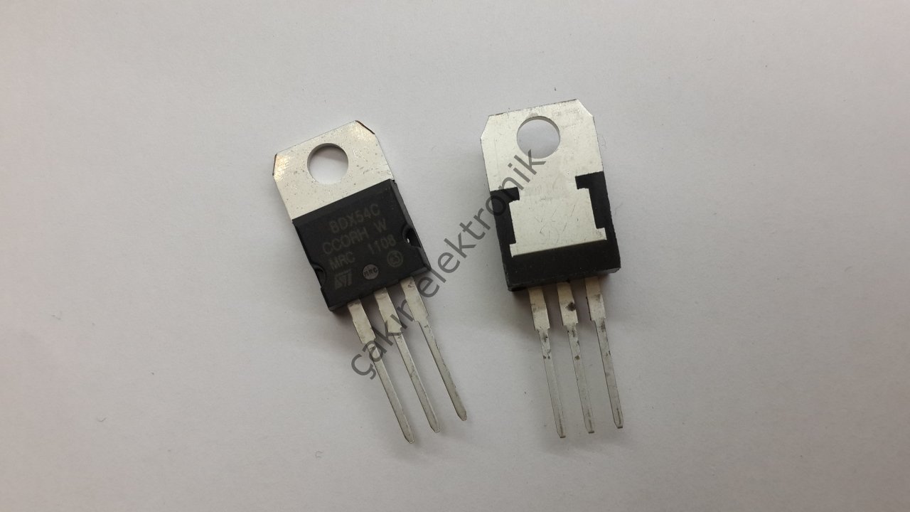 BDX54C- BDX54 - 8A. 100V. Complementary power Darlington transistors