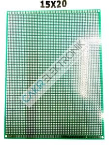 150x200mm PCB 15x20CM ÇİFT YÜZLÜ DELİKLİ PERTİNAKS