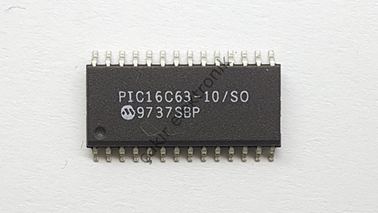 PIC16C63-10/SO - 16C63 - 8-Bit CMOS Microcontrollers