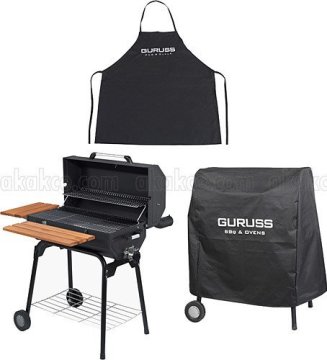 Guruss CG-075 Mangal Takımı 3 ADET DÖKÜM IZGARA ( Kılıf + Önlük HEDİYE )