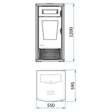 KALORİFERLİ PELLET SOBASI DP 30