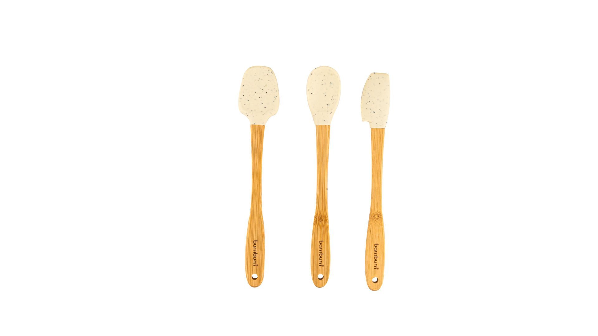 Zolly - 3’lü Spatula Seti Beyaz