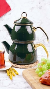Sultani -  Çaydanlık Takımı Yeşil