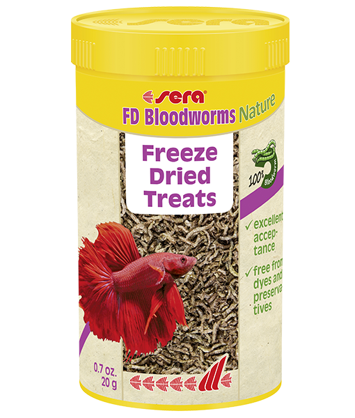 Sera FD Bloodworms 250ml / 20gr