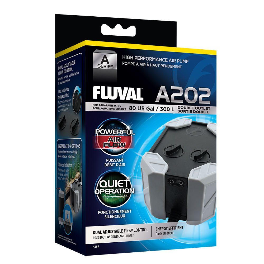 Fluval A202 Çift Çıkışlı Hava Motoru