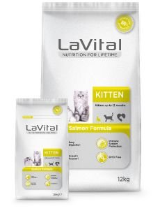 LaVital Kitten Somunlu Yavru Kedi Maması 1kg Açık