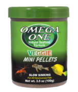 Omega One Veggie Mini Pellets 50gr. Açık