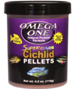Omega One Super Color Cichlid Large Pellets 490ml / 231gr.