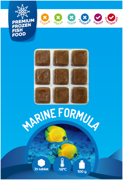 RDM Premium Frozen Fish Food Marine Formula 100gr 35adet