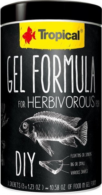 Tropical Gel Formula Herbivorous 1000ml 3x35gr