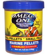 Omega One Garlic Marine Small Pellets 490ml / 231gr.