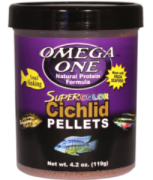 Omega One Super Color Cichlid Small Pellets 490ml / 226gr.