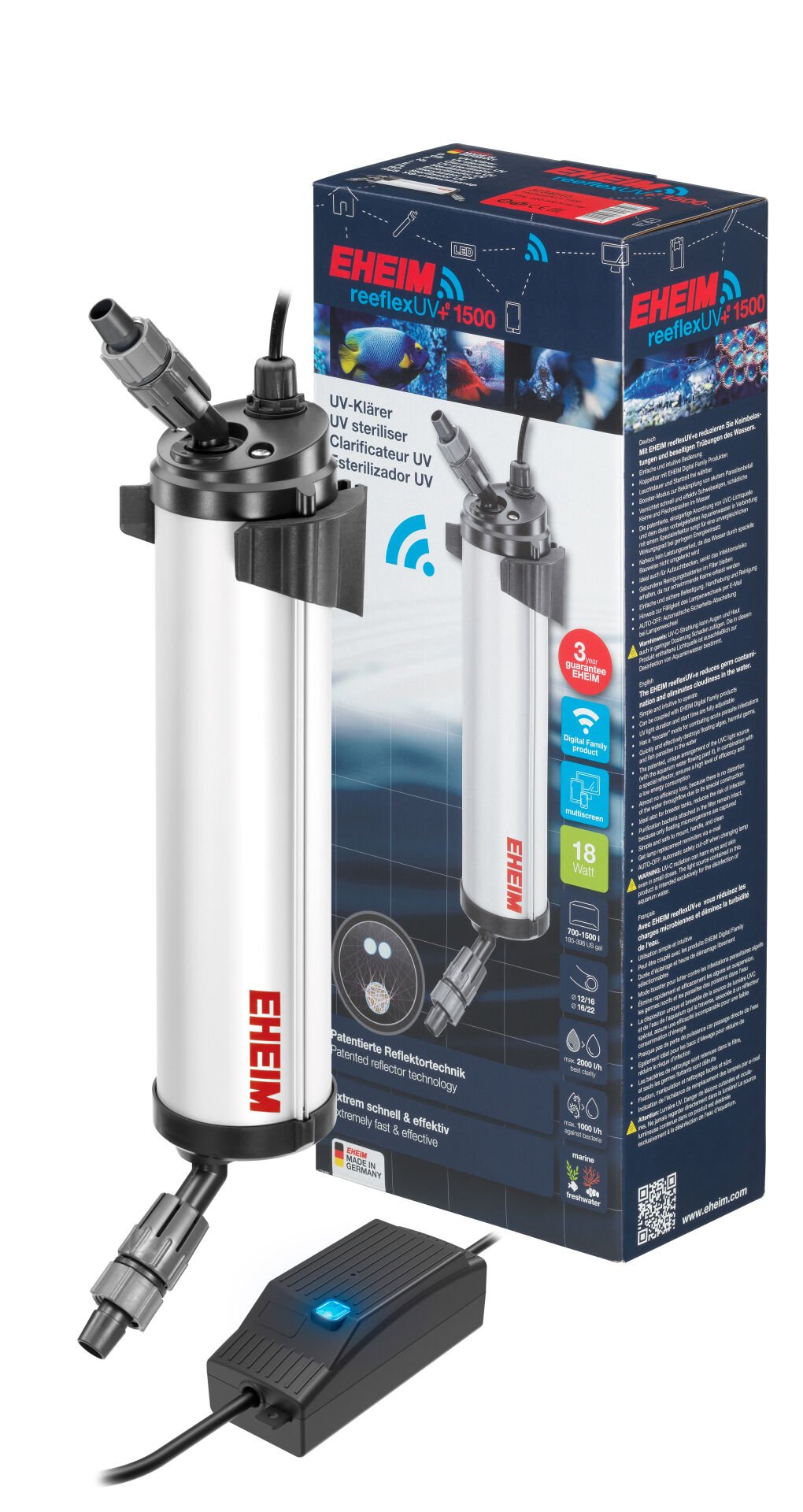 Eheim reeflexUV 1500+E 18w Ultraviole