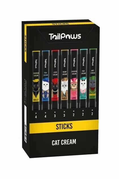 Tail Paws Karışık Sıvı Ödül 20 Adet x 15gr