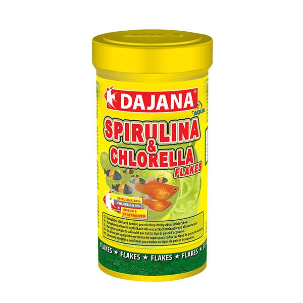 Dajana Spirulina & Chlorella Flakes 500ml / 100gr.