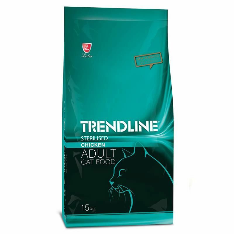 Trendline Sterilsed Tavuklu Kısır Kedi Maması 15Kg