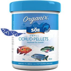 Organix Cichlid Pellets - Small 1000ml 510gr