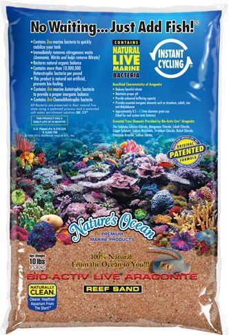 Natures Ocean - Bioactiv Australian Gold Live Sand Canlı Aragonit Kum 9,07 KG