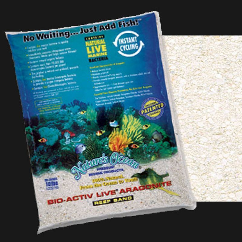 Natures Ocean - Bio Activ Natural White Aragonite Live Sand #1 Canlı Kum 9,07Kg