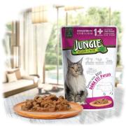 Jungle Sterilised Dana Eti Parçalı 100gr.