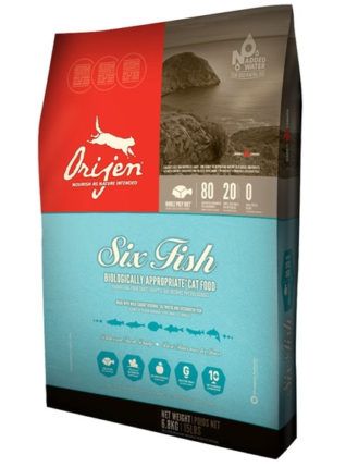Orijen Six Fish Balıklı Tahılsız Kedi Maması 5,4kg