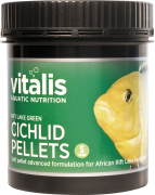Vitalis Rift Lake Green Cichlid Pellets Small 120gr