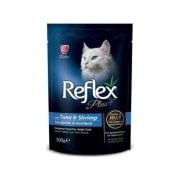 Reflex Plus Pouch Jelly Tuna ve Karidesli Kedi Yaş Mama 100gr