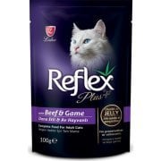 Reflex Plus Tavşan Ve Ördekli Pouch Kedi Konserve Jöle 100gr