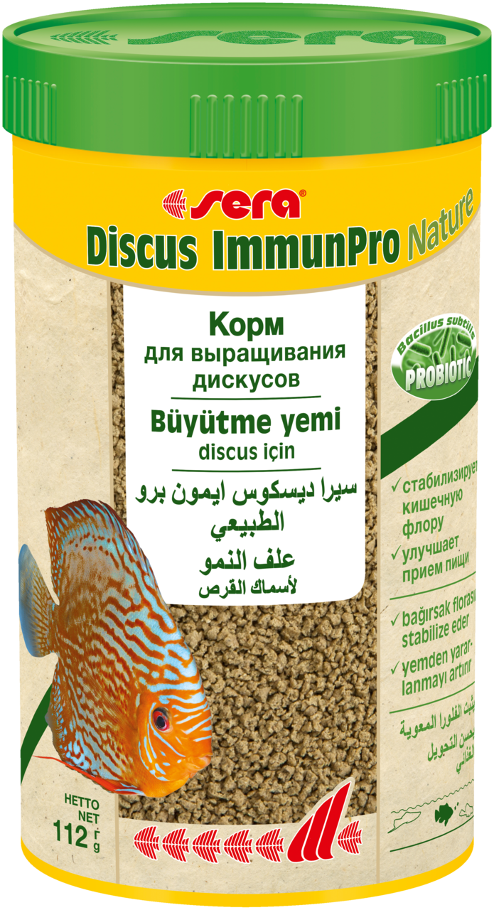 Sera Discus Immun Pro Nature 250ml 112gr.