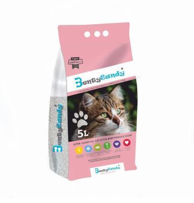 Benty Sandy Ultra Topaklaşan Kedi Kumu Bebek Pudra Kokulu 5lt