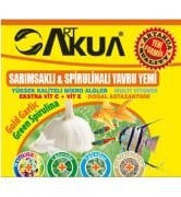 ArtAkua Sarımsaklı & Spirulinalı Yavru Yemi 50gr.