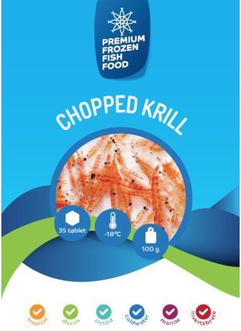 RDM Premium Frozen Fish Food Chopped Krill 100gr 35adet