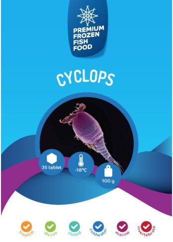 RDM Premium Frozen Fish Food Cyclops 100gr 35adet