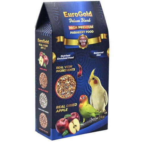 EuroGold Deluxe Blend Premium Gerçek Elmalı Paraket Yemi 1000gr