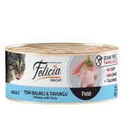 Felicia Tahılsız Ton Balıklı-Tavuklu Kıyılmış Kedi Maması 85gr 1ad